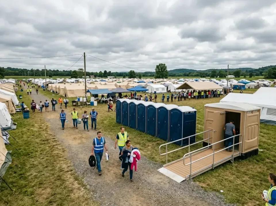 disaster-relief-camp-restrooms-010 — frequently asked questions, Dumpster & Portable Bathrooms Rental in Belleville, MI